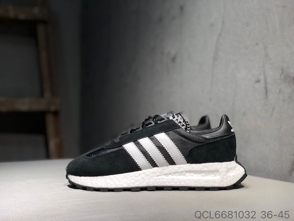 adidas Racing 1 Boost 2021新款 伊尼基復古中底爆米花男女款運動慢跑鞋