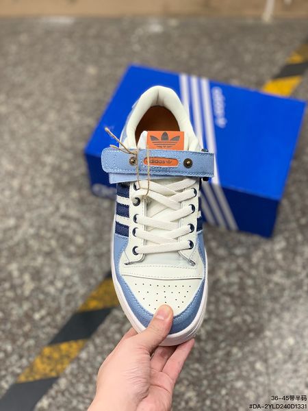 Adidas Forum Low 2023新款 魔術貼低幫潮流休閒男女款運動板鞋