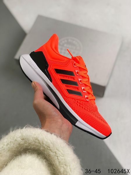 Adidas EQ21 Run 2022新款 男女款全新緩震休閑運動跑步鞋