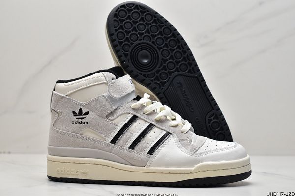 Adidas Originals Forum 84 High 2023新款 羅馬系列魔術貼高幫復古系帶男女款運動板鞋