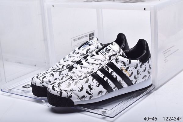 adidas samoa 2020新款 皮面復古男生休閒慢跑鞋