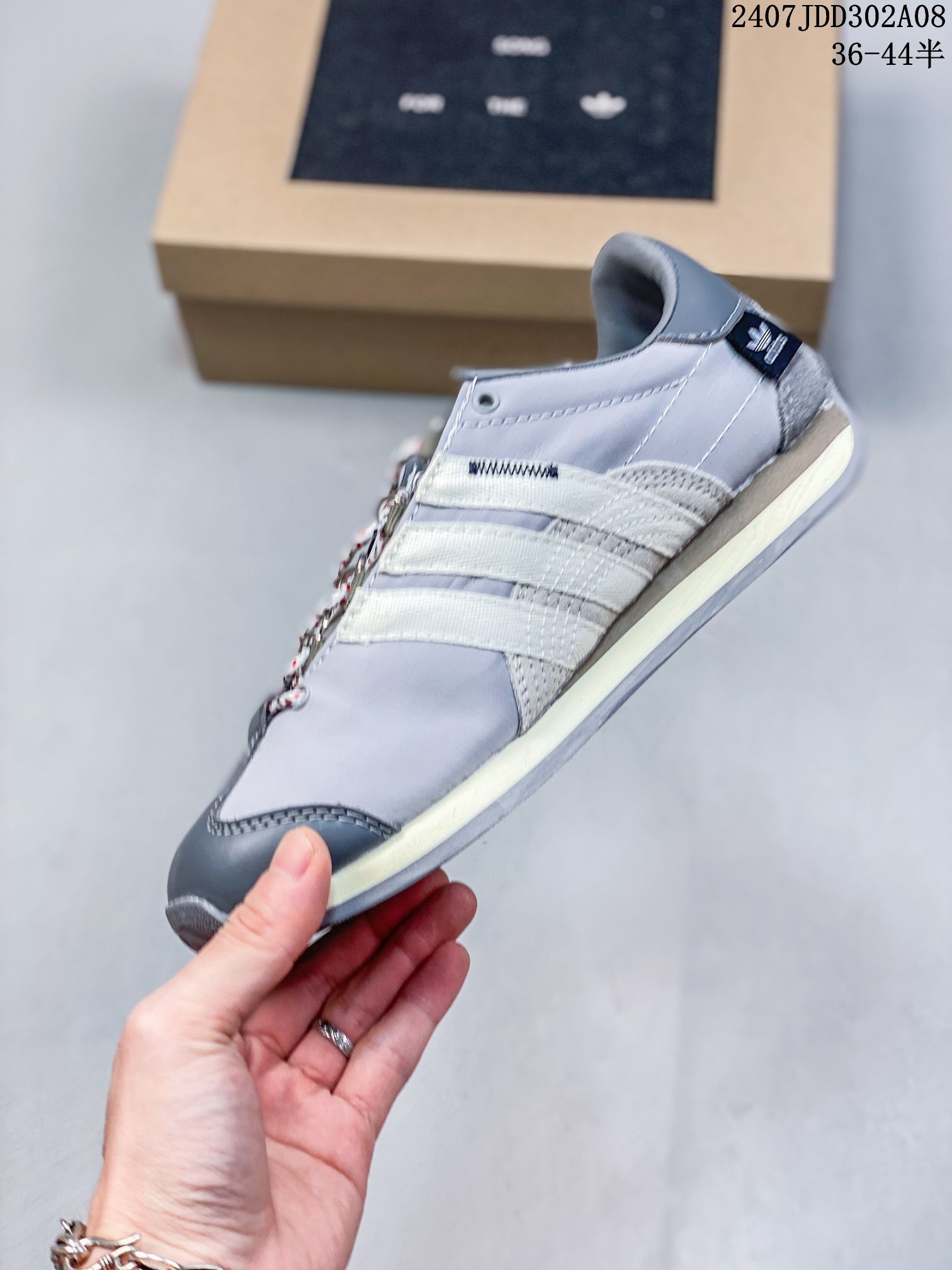 Song for the Mute x Adidas Country OG SFTM-003系列 2024新款情侣鞋 低幫休閒運動慢跑鞋