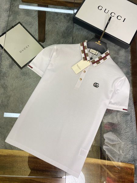 gucci polo衫 2021新款 古馳翻領短袖polo衫 MG0320款