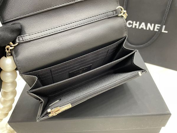 chanel包包 香奈兒2023新款手提包 DSAP1839牛皮金鏈單肩斜挎包