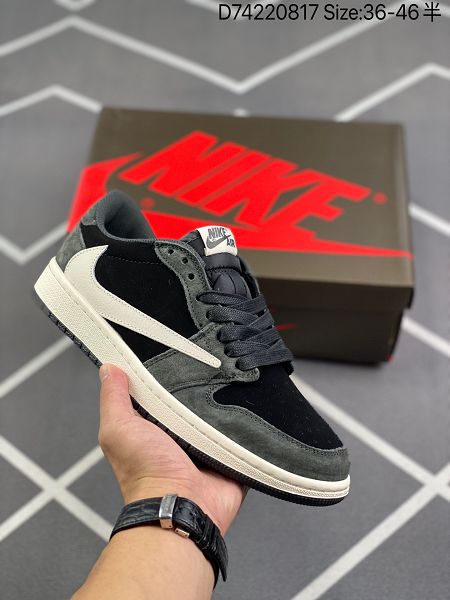 Nike Air Jordan 1 High OG SP TS 2022新款 喬丹1代聯名閃電倒鈎男女款籃球鞋