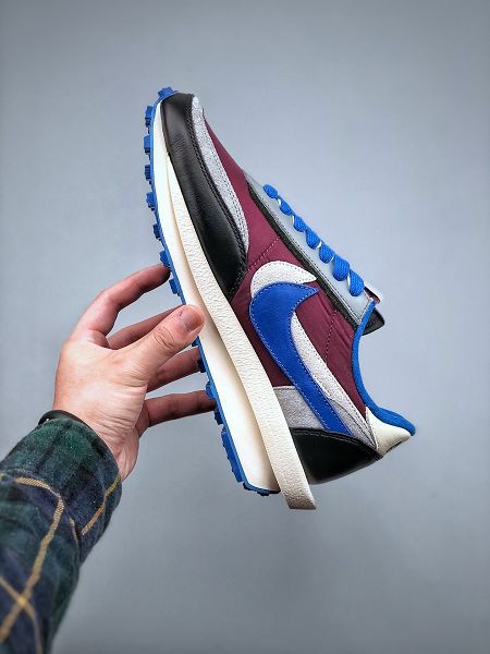 Undercover x Sacai x Nike LDWaffle 2021新款 重疊設計前衛華夫變形男款慢跑鞋