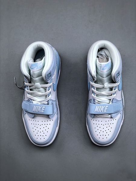 Nike Air Jordan Legacy 312 High Appears in a Chilly 最強三合一混合版本 皮革冰川藍白高幫休閒運動籃球鞋情侶鞋