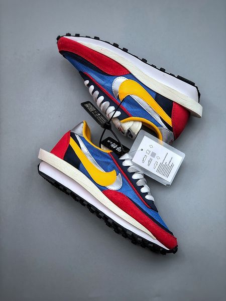 Sacai x Nike LVD Waffle Daybreak 2022新款 聯名解構走秀款男女款慢跑鞋