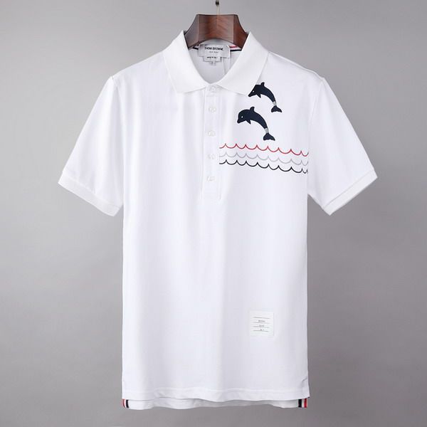 thom browne polo衫 2021新款 湯姆·布朗翻領短袖polo衫 MG0320款