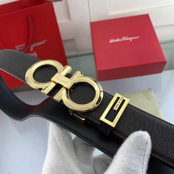 salvatore ferragamo皮帶 菲拉格慕2020新款 HF202006牛皮牙簽紋時尚腰帶