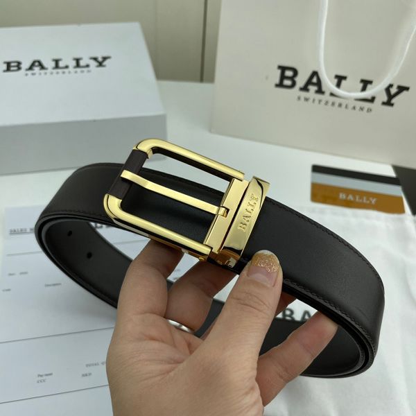 bally皮帶 巴利2022新款 HF0522-1牛皮納帕紋時尚腰帶