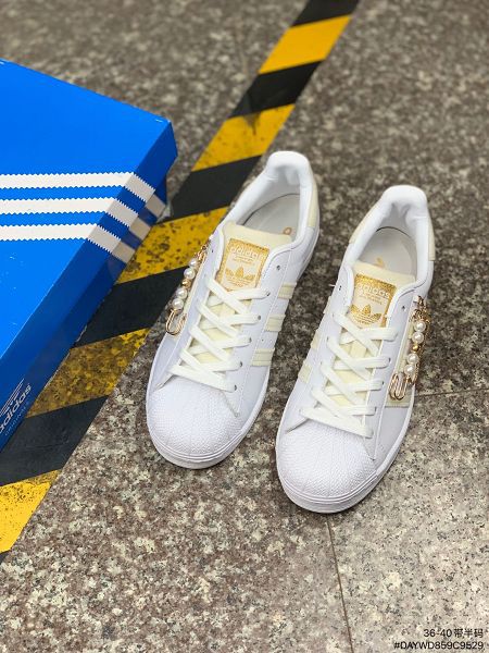 Adidas Originals Superstar 2022新款 貝殼頭經典女款休閒板鞋