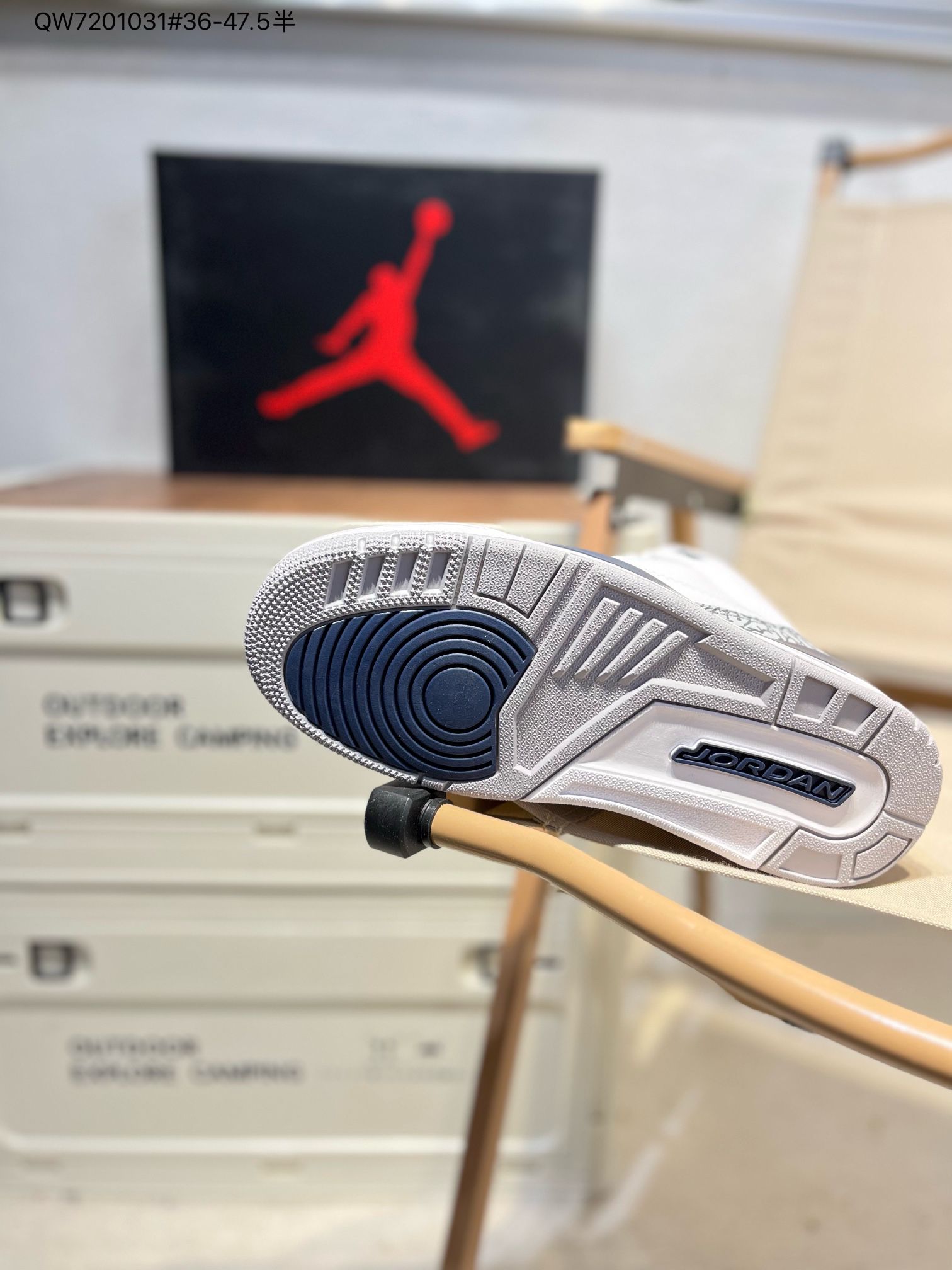 Air Jordan 3 Retro 2024新款情侶鞋 爆裂紋籃球鞋