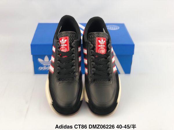 ADIDAS HARD CT86 2022新款 三葉草男款皮面低幫板鞋