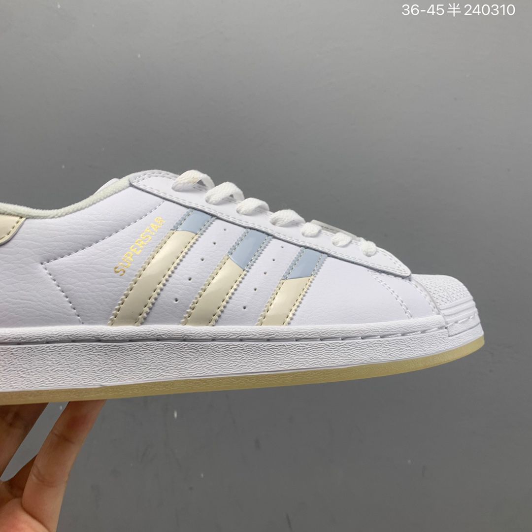 Adidas貝殼頭 三葉草 SUPERSTAR 2024情侶款休閒運動板鞋