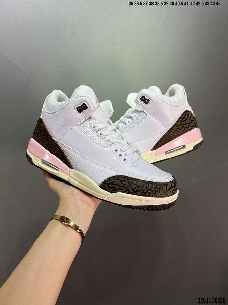 Air Jordan 3 JTH Justin Timberlake & Tinker Hatfheld 2022新款 喬丹3代白手稿聯名男女款籃球鞋