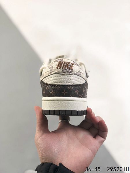 Nike SB Dunk Low 綁繩綁帶系列 LV聯名 男女款復古低幫休閒運動滑板板鞋