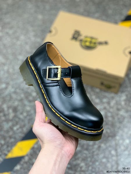 Dr.Martens 2022新款 馬丁醫生粗獷裝備系列牛皮女款低幫馬丁靴