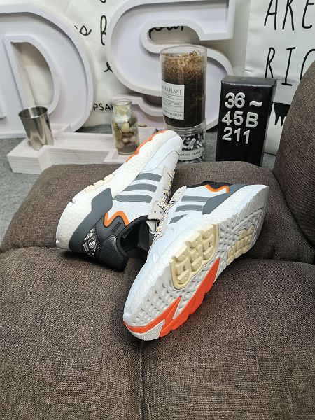 Adidas Nite Jogger 2019 Boost 2022新款 王嘉爾代言款針織透氣男女款慢跑鞋