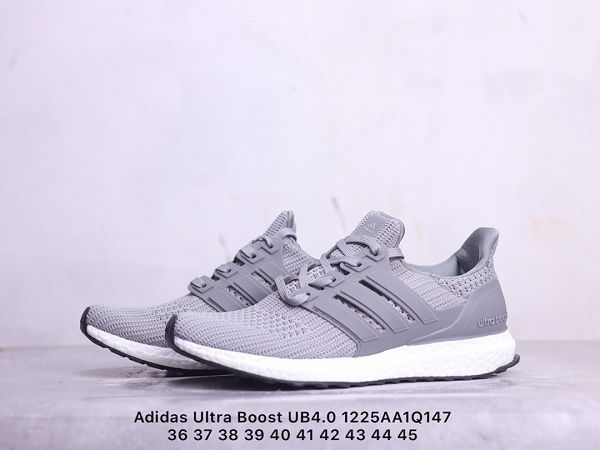 Adidas Ultra Boost UB4.0 2022新款 針織面爆米花緩震耐磨男女款跑步鞋