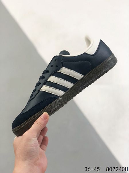 Adidas Originals Samba Vegan OG桑巴舞系列 2023全新男女款百搭低幫休閒運動板鞋