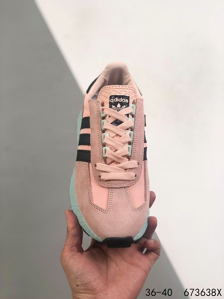 adidas Racing 1 Boost Prototype 2021新款 復古系列女款百搭透氣運動慢跑鞋