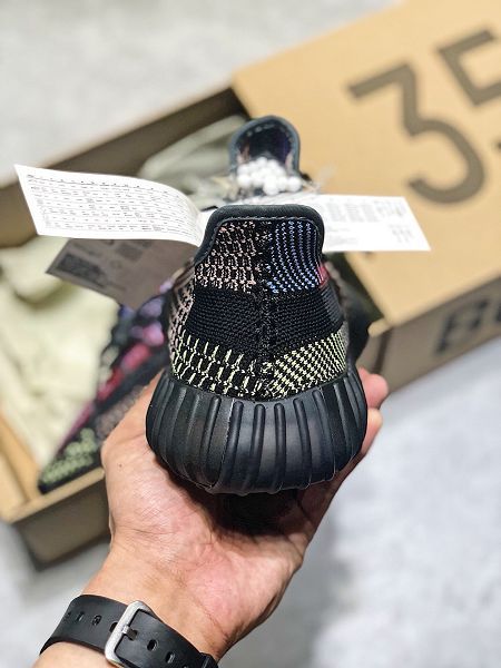 Adidas Yeezy Boost 350 V2 2020新款 真爆椰子情侶款慢跑鞋 帶半碼