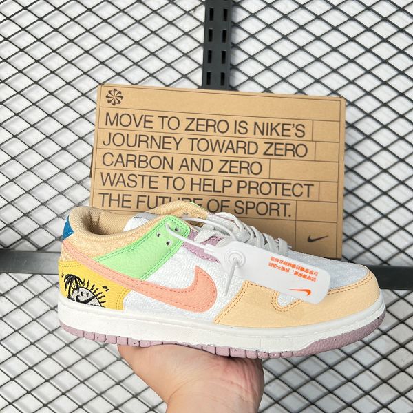 Nike Dunk Low 2022新款 太陽笑臉復古男女款低幫板鞋