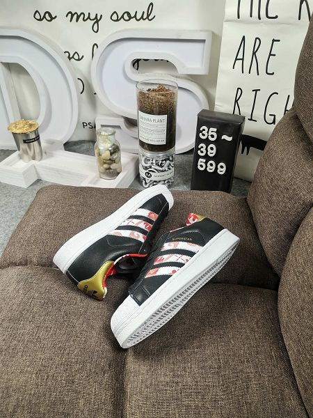 Adidas Originals SUPERSTAR W 2021新款 貝殼頭經典女款運動小白板鞋