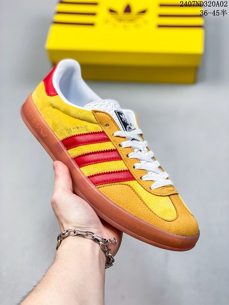 Adidas Originals GazelleEsquisite Gucci 羚羊系列 2024新款男女鞋 低幫復古百搭休閒運動板鞋