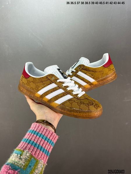 Adidas x GUCCI 2023新款 重磅聯名男女款慢跑鞋