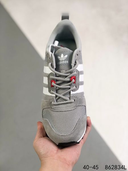 Adidas originals ZX700 2022新款 頭層皮面複古男款慢跑鞋