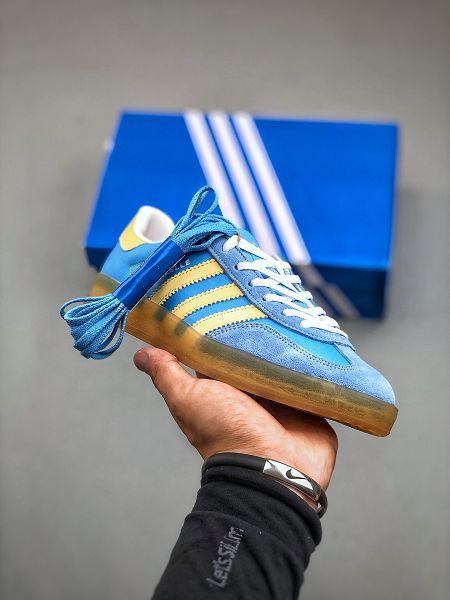 Adidas Originals Gazelle Indoor 復古三葉草2024男女鞋 防滑透明橡膠板鞋經典運動鞋