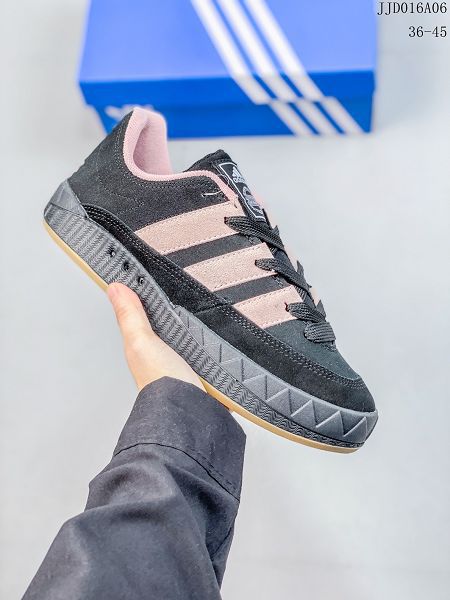 Atmos x Adidas Adimatic Low 2023新款 馬蒂奇系列復古鯊魚麵包男女款滑板鞋