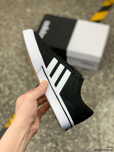 Adidas NEO GVP CANVAS STR 2022新款 男女款校園風帆布低幫校園板鞋