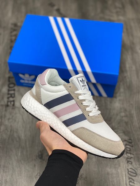 Adidas L-5923 2021新款 三葉草時尚休閒情侶款慢跑鞋 帶半碼