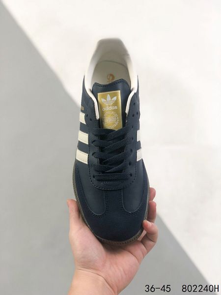 Adidas Originals Samba Vegan OG桑巴舞系列 2023全新男女款百搭低幫休閒運動板鞋