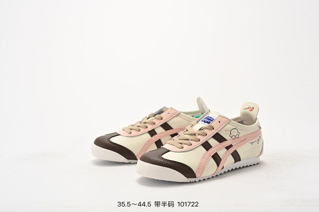 Asics 亞瑟士 Onitsuka Tiger 2024新款情侶鞋中底紙板鋼印 日系輕便運動休閒鞋