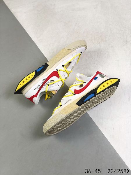 Off-White x Nike Blazer Low 2022新款 開拓者異型解構系列男女款運動板鞋