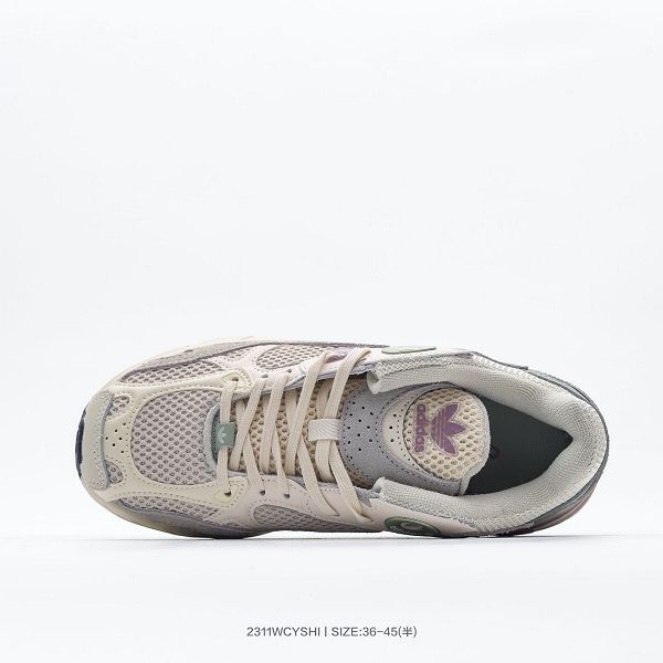 Adidas Originals Astir Cclear brownwhiteGold metallic 系列 2023全新男女款老爹風復古透氣緩震休閒運動慢跑鞋