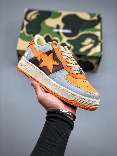 A Bathing Ape 2022新款 安逸猿BAPE Sta Low 閃星系列復古運動板鞋