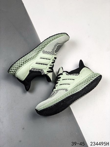 Adidas Ultra 4D 2021新款 針織4D黑科技打印底男生慢跑鞋