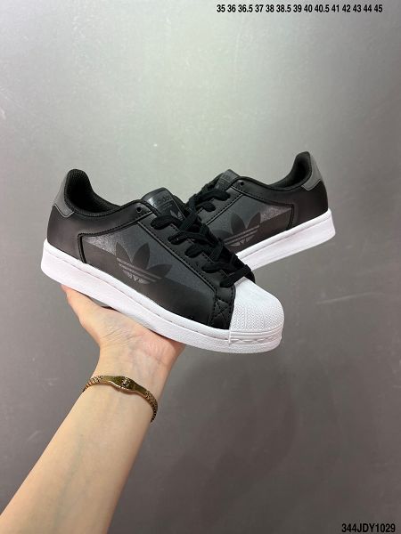 Adidas Superstar 2023新款 三葉草貝殼頭系列男女款運動板鞋