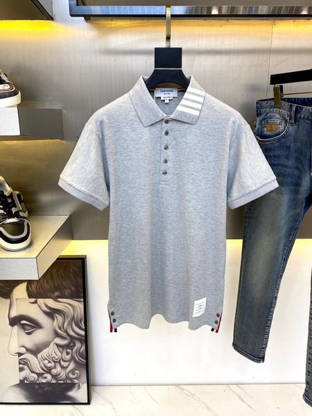 thom browne polo衫 2022新款 湯姆·布朗TB翻領短袖polo衫 MG1005款