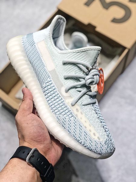 Adidas Yeezy Boost 350 V2 2020新款 真爆椰子情侶款慢跑鞋 帶半碼