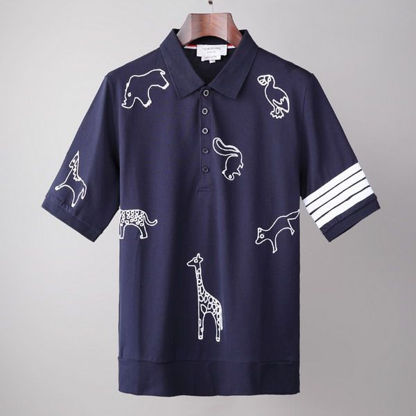 thom browne polo衫 2021新款 湯姆·布朗翻領短袖polo衫 MG0318款