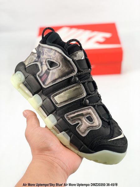 Nike Air More Uptempo 2021新款 皮蓬AIR大字母男女款籃球鞋