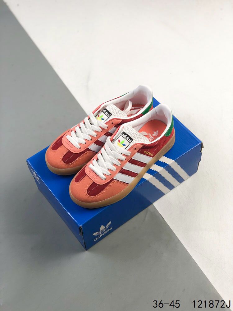 Adidas Gazelle Indoor 尼龍布 2024男女生復古防滑耐磨低幫板鞋