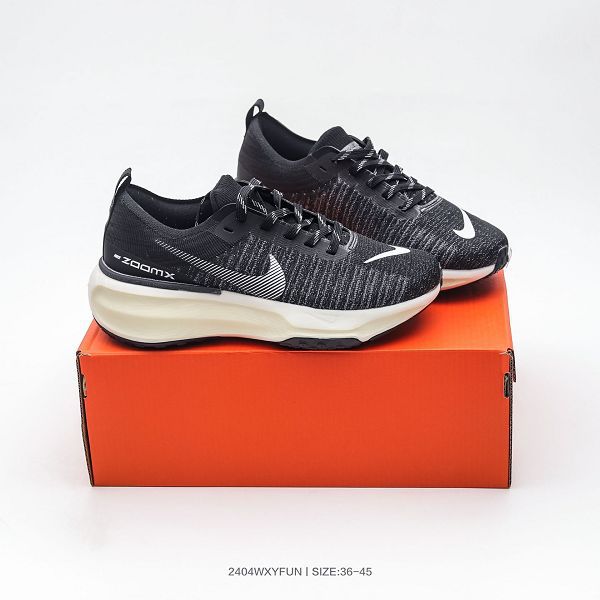 Nike ZoomX Invincible Run Flyknit 3 不可戰勝3代系列 輕量飛織低幫慢跑鞋 2024新款情侶鞋