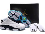 air jordan 13代 2015新款 低幫30週年複刻版 熊貓時尚男生球鞋 白藍色